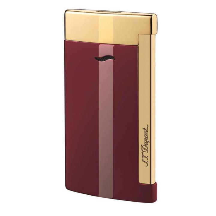 S.T. Dupont 27707 Slim 7 Lotus Kırmızı Altın Puro Çakmağı 