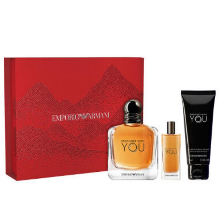 Emporio Armani LF363900 Stronger With You Edt 100 ml Set  Erkek Parfüm
