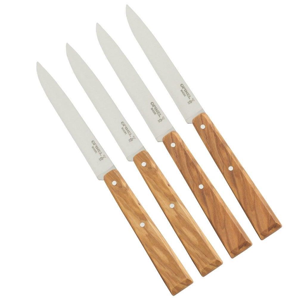 Opinel OP-001515 Bon Appetit South 4lü Naturel Zeytin Sap Sofra Bıçağı N°125