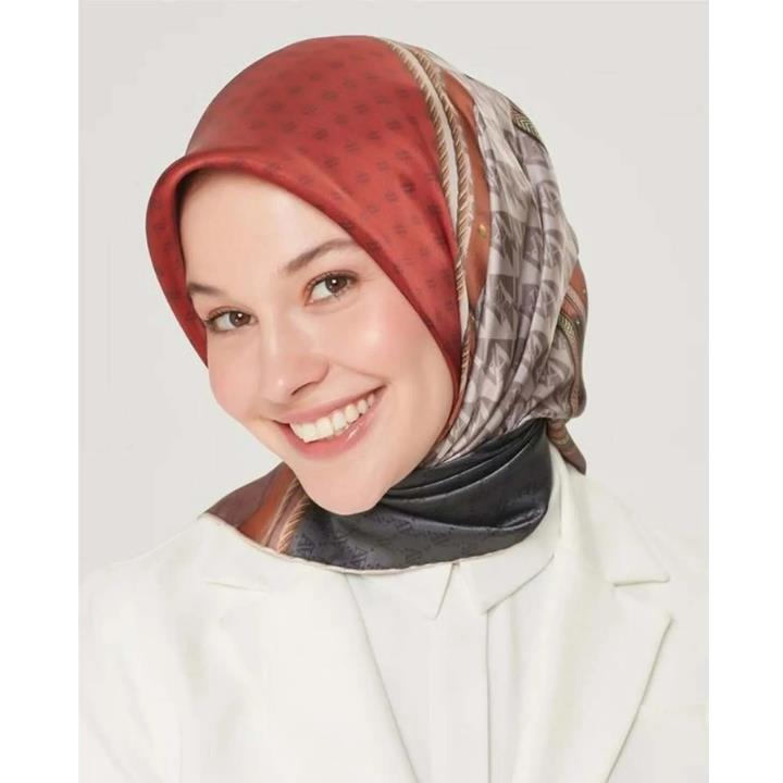 Armine E21YA8519D0430 Dj Saf İpek Eşarp 8519D (T)  (Nostalji Twill)