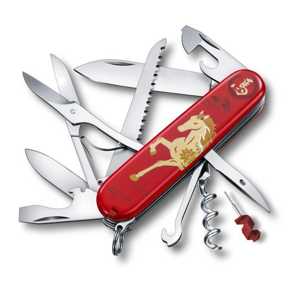 Victorinox VT 1.3714.E15 Huntsman Çakı 91Mm,At Yılı 2026 Le