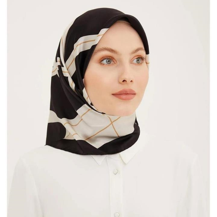 Armine E23YA8945D0401 Dj Saf İpek Eşarp 8945D (T)  (Nostalji Twill)