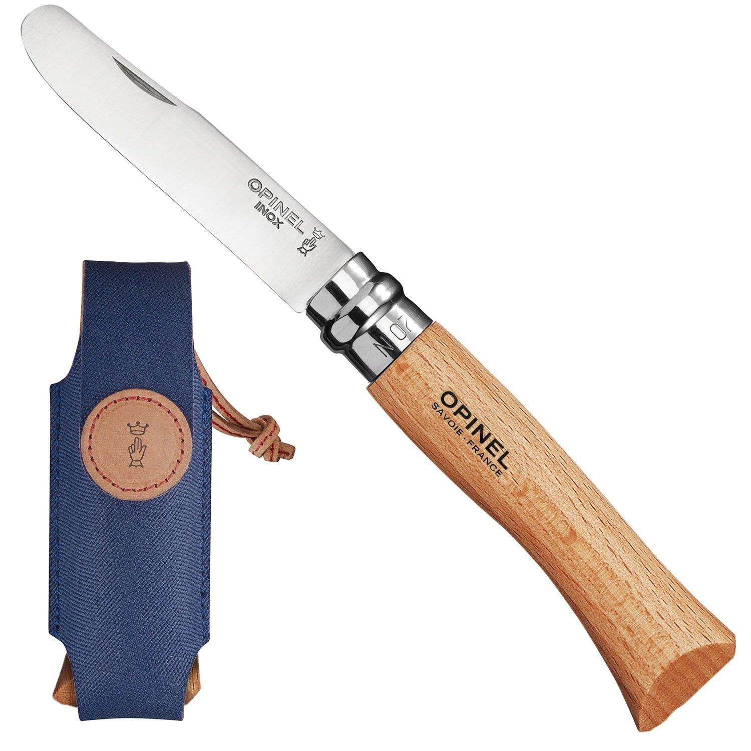 Opinel OP-002400 No 7 My First Kılıflı Paslanmaz Çelik Çakı