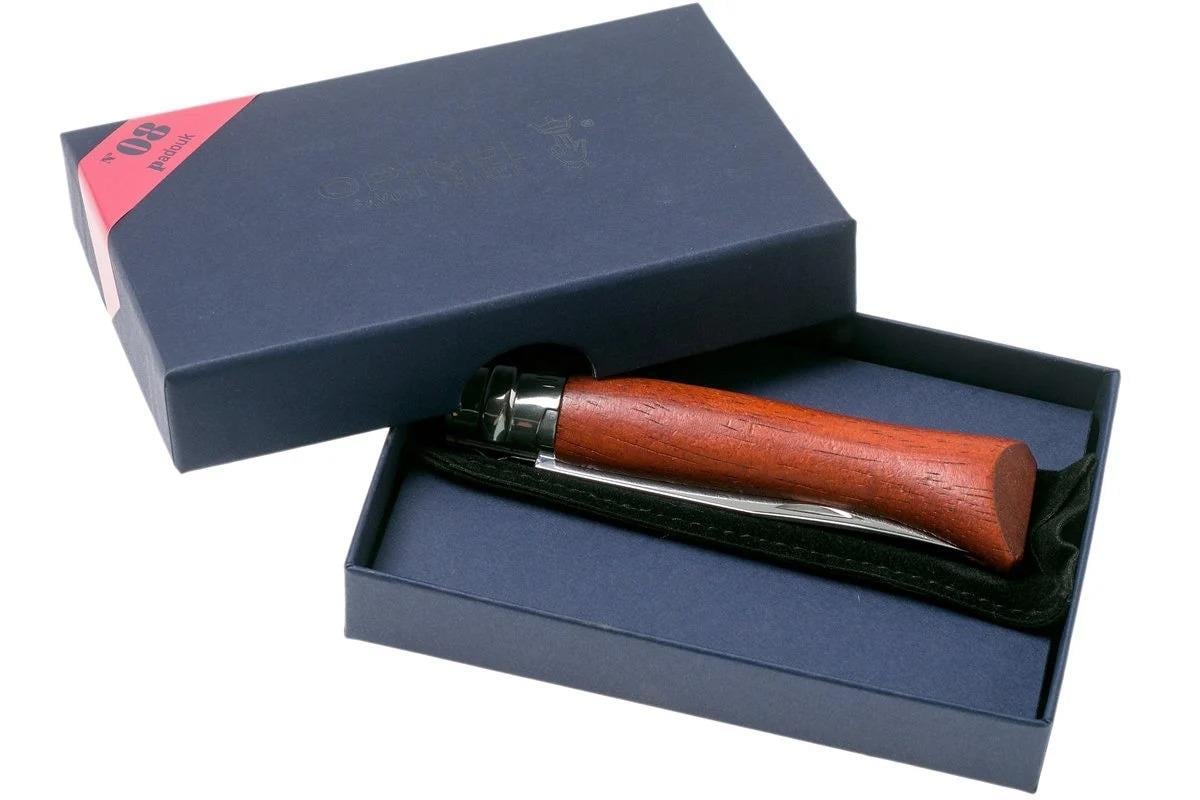 Opinel OP-226086 Inox No 8 Padouk Saplı Paslanmaz Çelik Çakı (Kutulu)