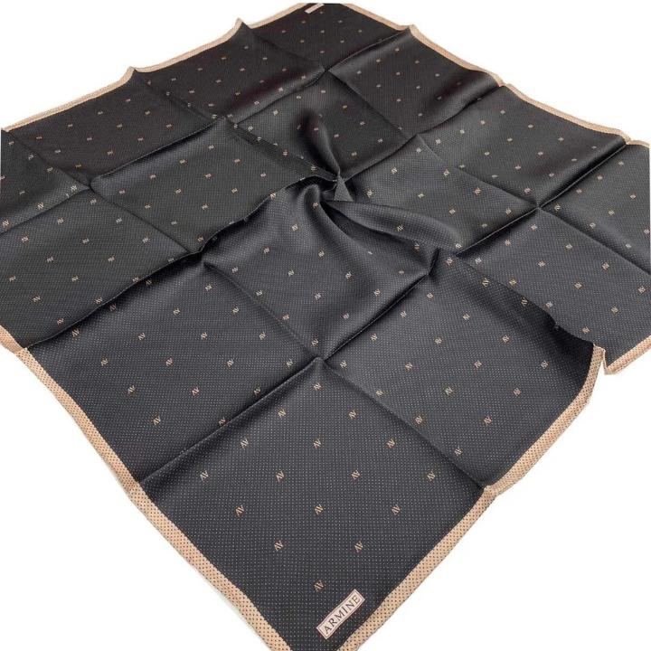 Armine E19YA8259D0101 Dj Saf İpek Eşarp 8259D (T) (Nostalji Twill)