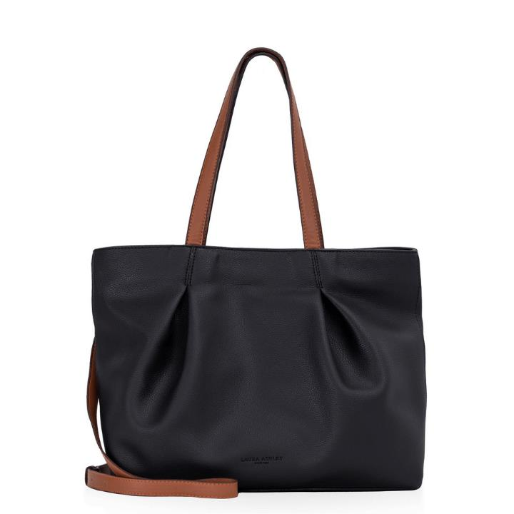 Laura Ashley Steve LASS23000024-007 Siyah El ve Omuz Çantası 