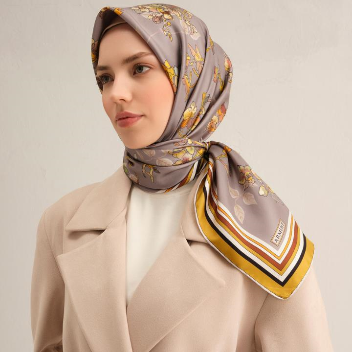 Armine E25YA9316D02 34 Dj Saf İpek Eşarp 9316D (T)