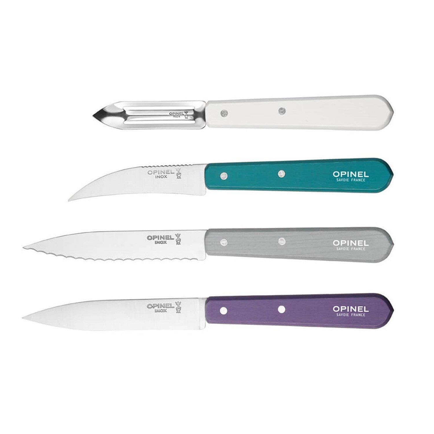Opinel OP-001939 Les Essentials Art Deco 4lü Bıçak Seti