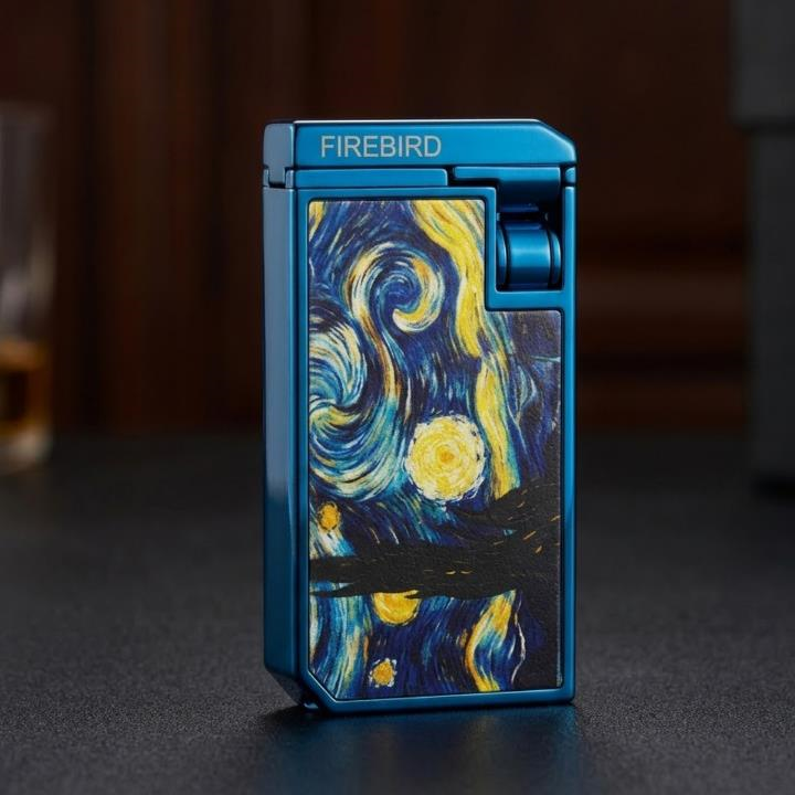 Firebird Çift Torch Pürmüz Buz Mavisi Puro Çakmağı