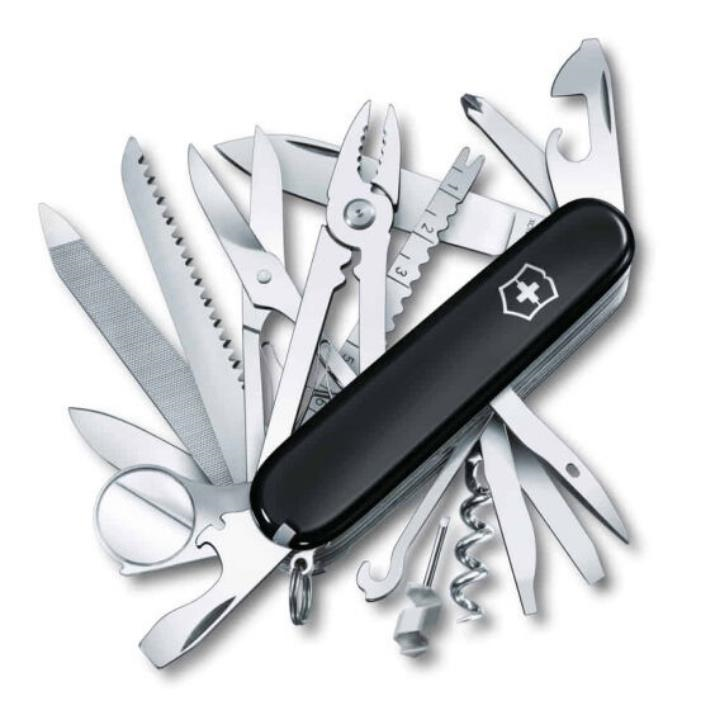 Victorinox   VT 1.6795.3 Çakı Swisschamp Siyah