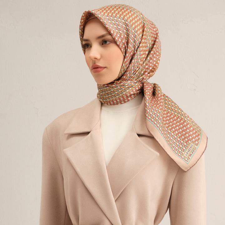 Armine E25YA9319D02 83 Dj Saf İpek Eşarp 9319D (T)
