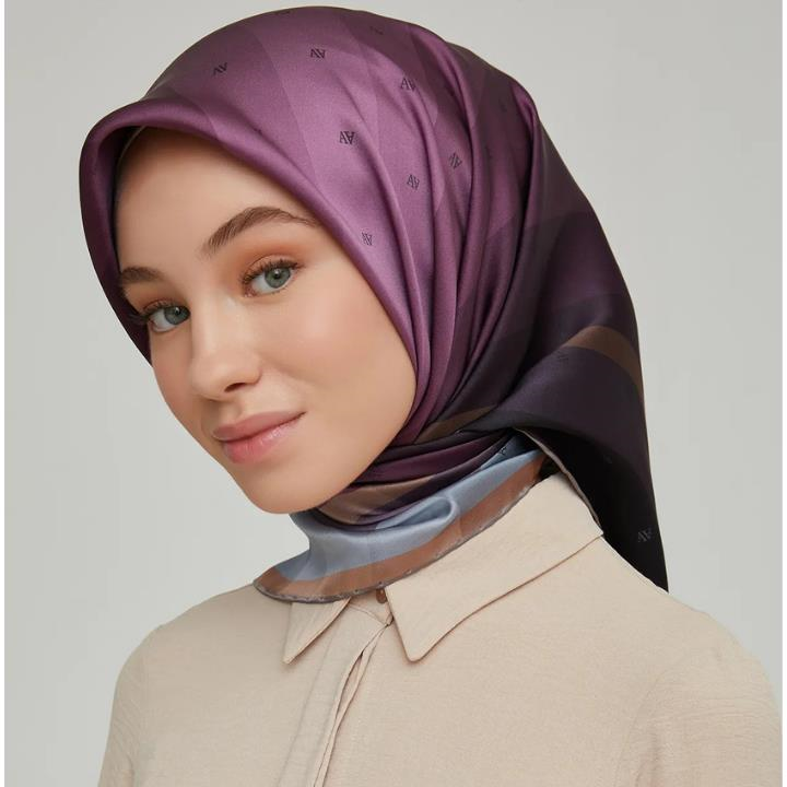 Armine E21KA8652D0306 Dj Saf İpek Eşarp 8652D (T)  (Nostalji Twill)