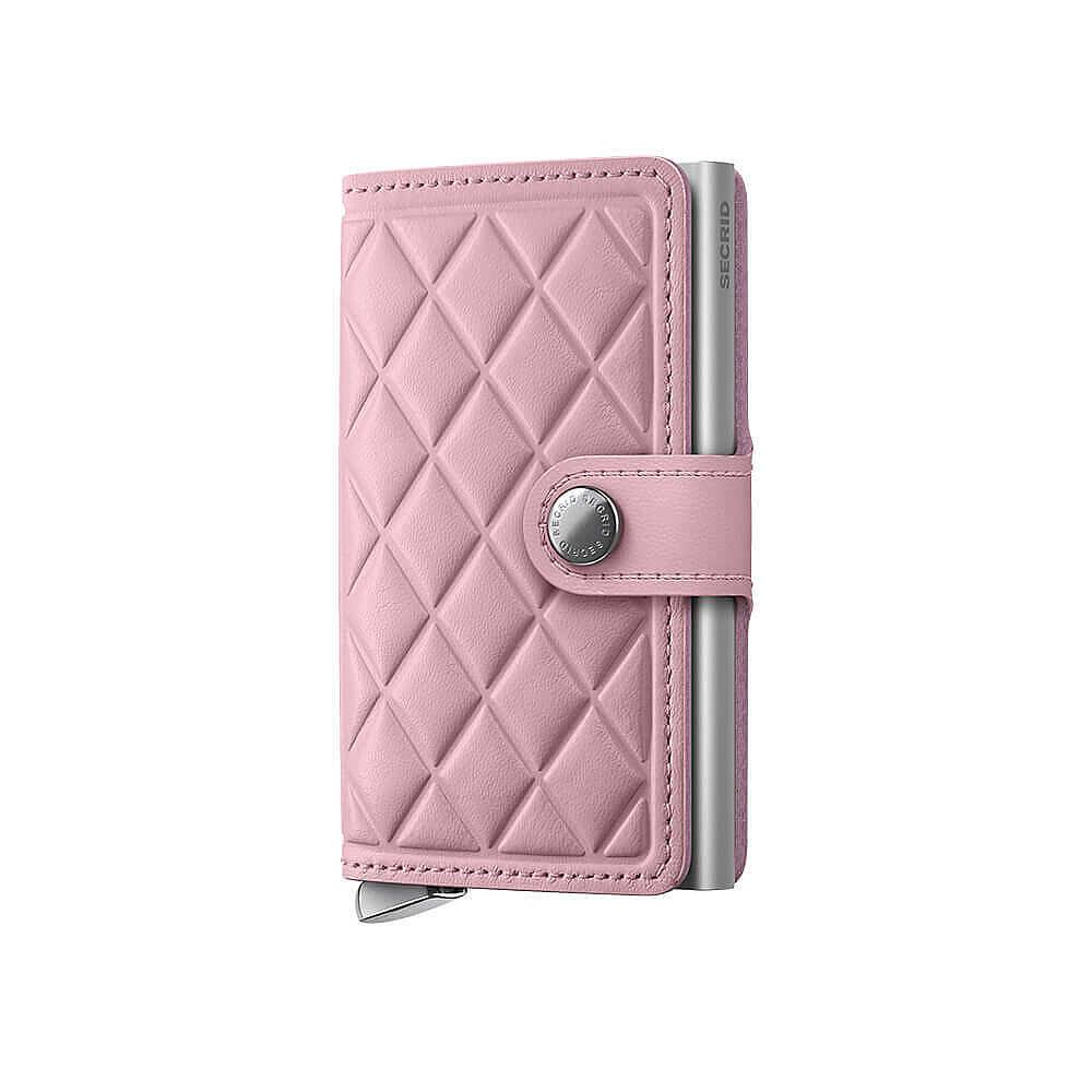 Secrid SCD 011.9 Premium Miniwallet+ Emboss Diamond Kartlık Cüzdan, Pembe