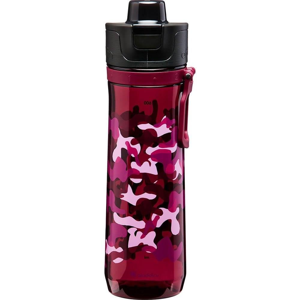 Aladdin 10-10894-004 Sports Tracker Su Takipli Tek El Su Matarası 0,80 Lt Bordo