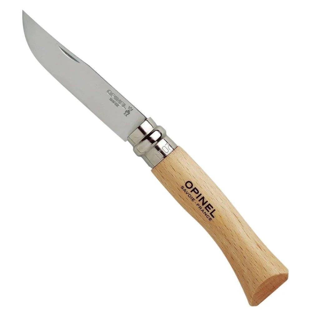 Opinel OP-000693 Inox 7 No Kayın Saplı Paslanmaz Çelik Çakı