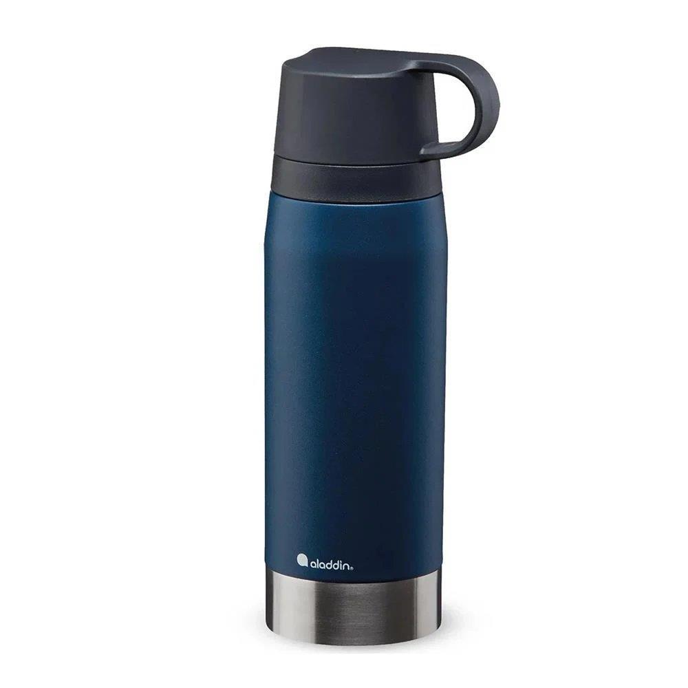 Aladdin 10-10379-001 CityPark Thermavac Çift Bardaklı Çelik Termos 1.1 LT Lacivert