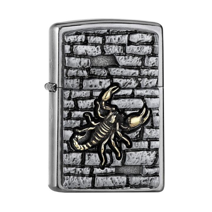 Zippo 2005358 PL 207 Scorpion on the Wall Emblem Çakmak