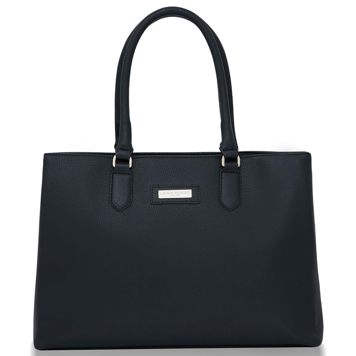 Laura Ashley Suelan-1  LASS23000040-007 Siyah El ve Omuz Çantası
