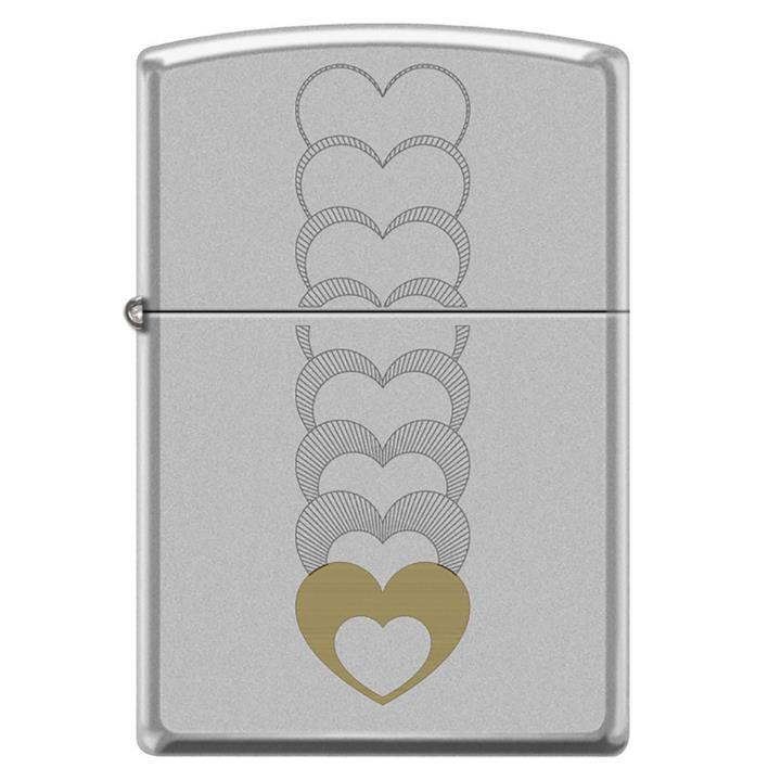 Zippo 205-115794 Heart Pattern Design Çakmak