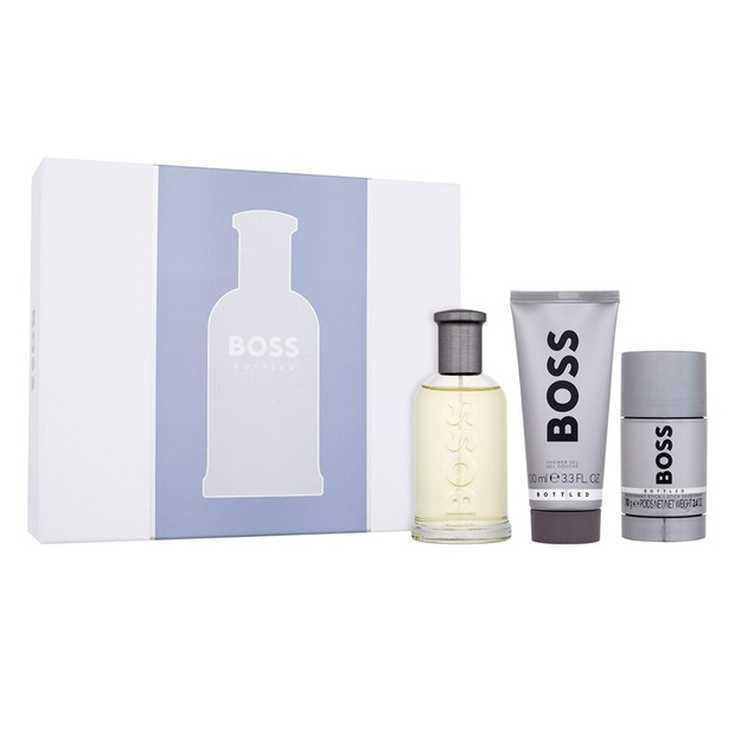 Boss NO:6 Bottled 100ml EDT Set+ SG + Deostıck Parfüm