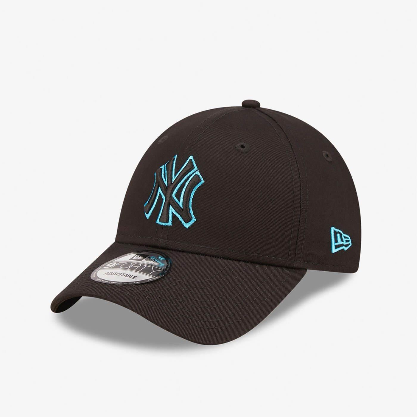 New Era 60358122 Neon Outline 9Forty Unisex Siyah Şapka