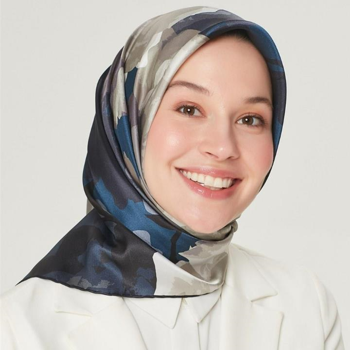 Armine E21YA8534D0409 Dj Saf İpek Eşarp 8534D (T)  (Nostalji Twill)