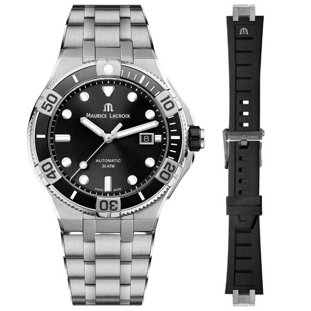 Maurice Lacroix ML-AI6058SS002330-2 Erkek Kol Saati ve Yedek Kordon