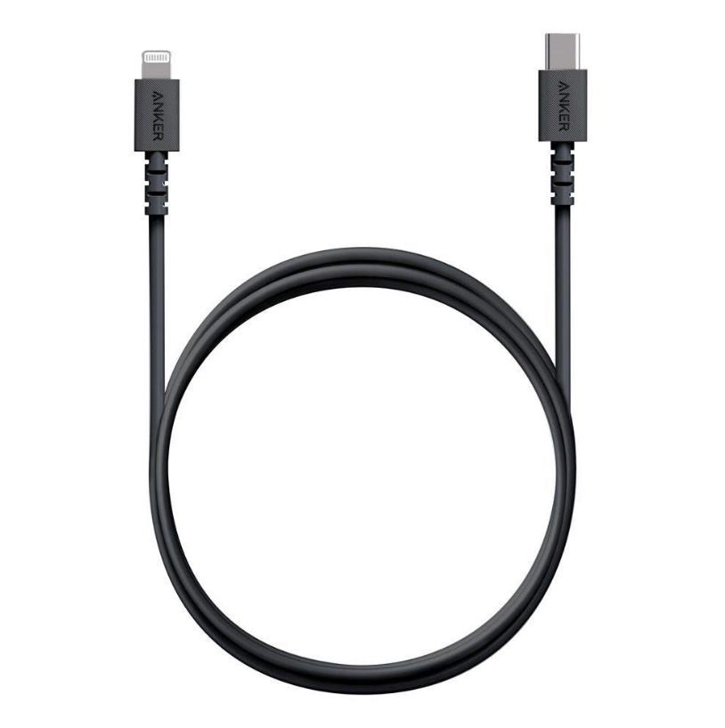 ANKER POWERLINE SELECT TYPE-C TO LIGHTNING MFI CABLE 0.9 BLACK
