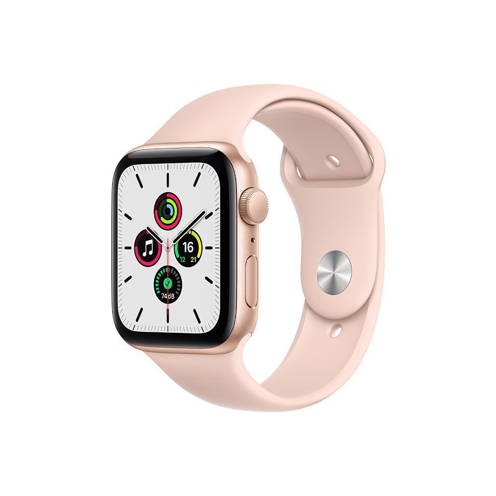 APPLE WATCH SE GPS 44MM GOLD AL. CASE WITH STARLIGHT SPORT BPORT BAN
