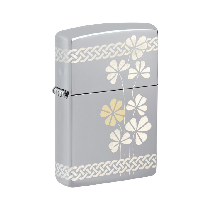 Zippo 250 Clover Design Çakmak 48586-103658 (7-2)