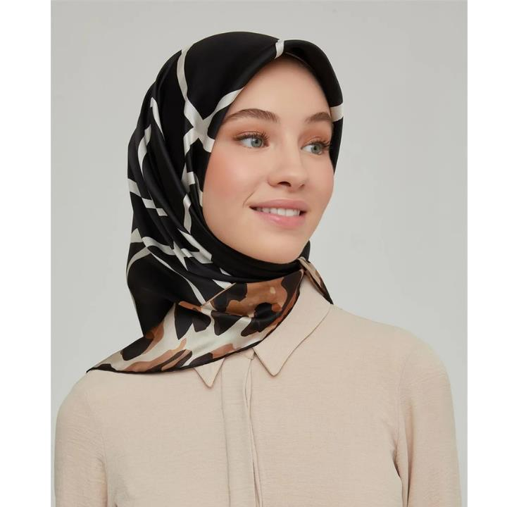 Armine E21KA8653D0420 Dj Saf İpek Eşarp 8653D (T)  (Nostalji Twill)