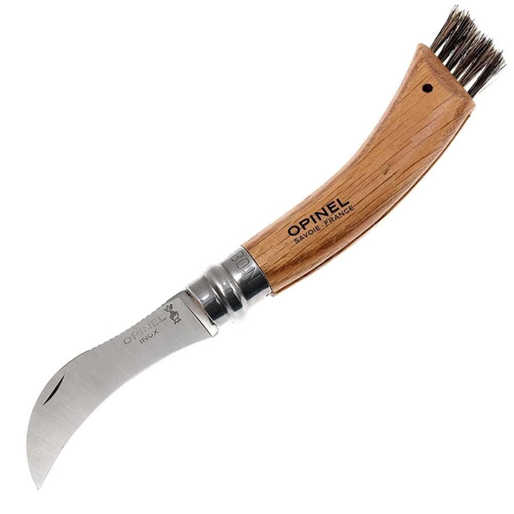 Opinel OP-001327 No 8 Kılıflı Paslanmaz Çelik Mantar Bıçağı