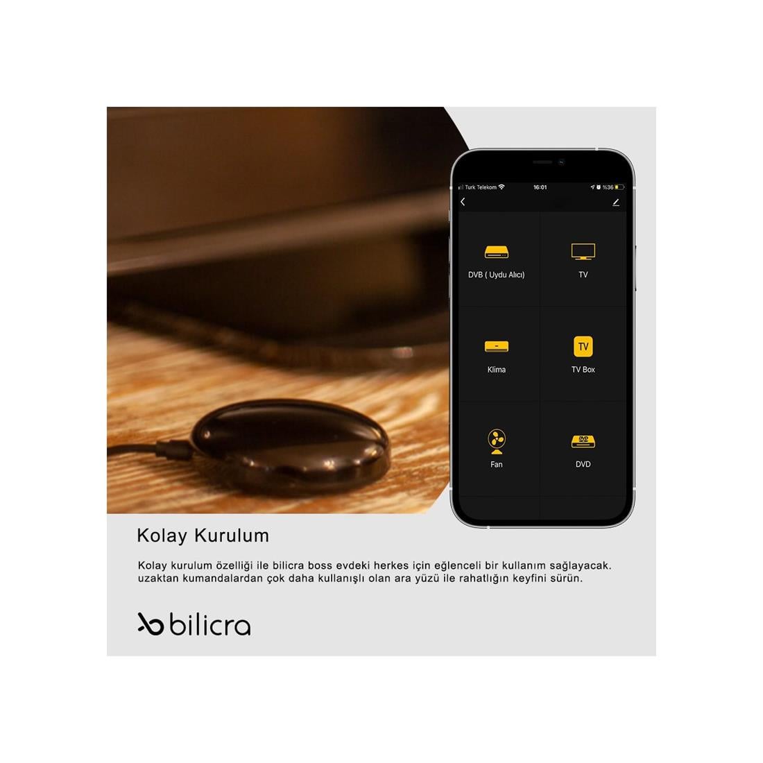 BILICRA BOSS AKILLI IR WIFI KUMANDA