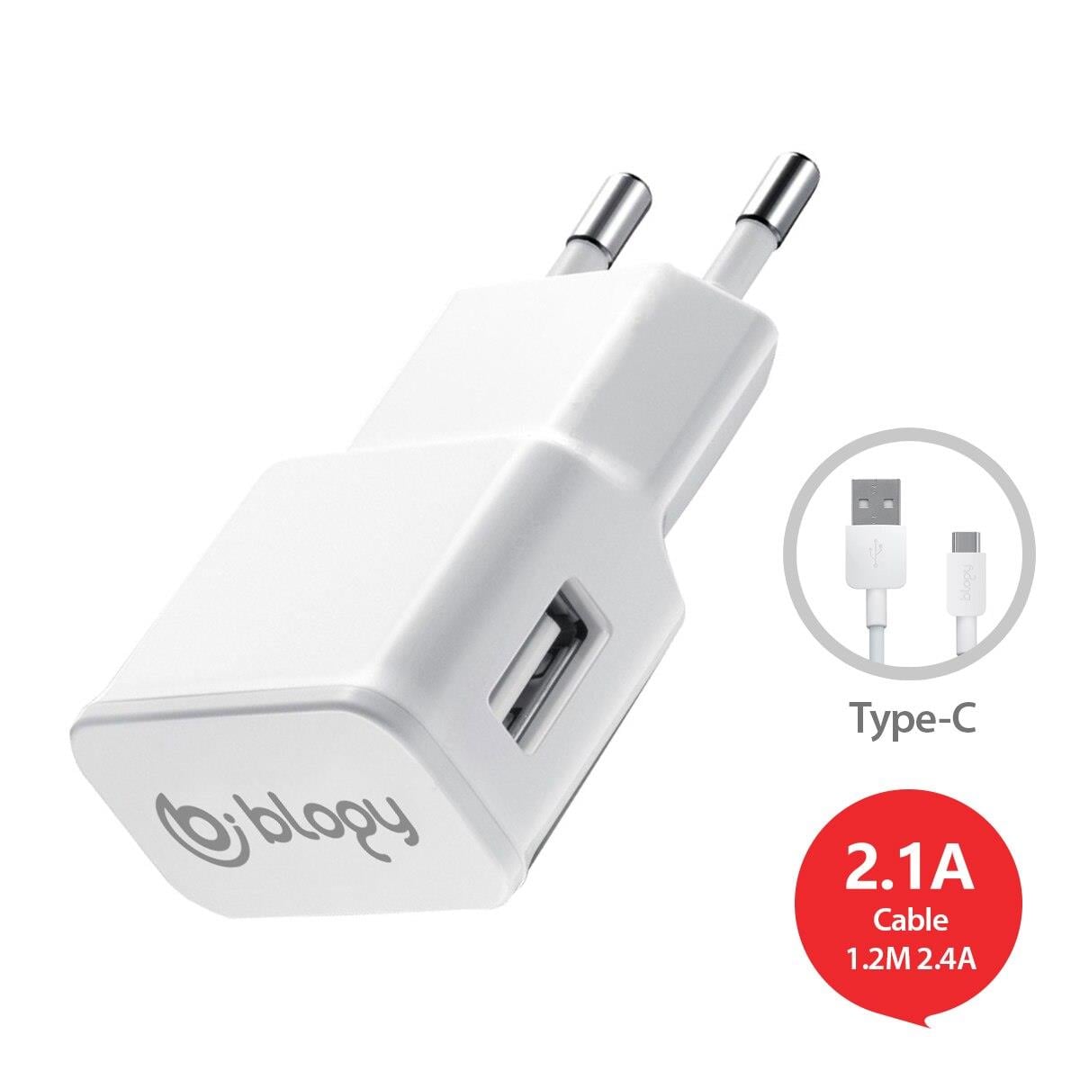 Buff Blogy Type -C 2.1A USB Şarj Cihazı
