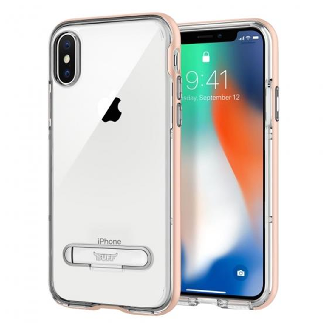 Buff iPhone X/XS Air Bumper Rose Gold