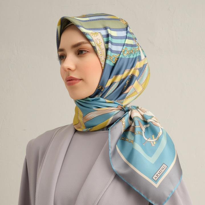 Armine E25YA9315D02 84 Dj Saf İpek Eşarp 9315D (T)