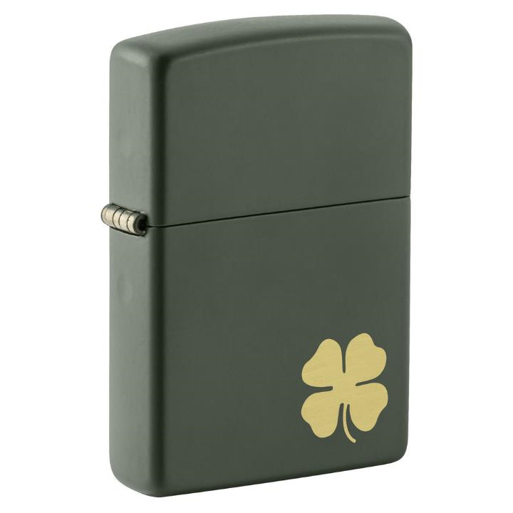 Zippo 49796-093918 221 Four Leaf Clover Design Çakmak