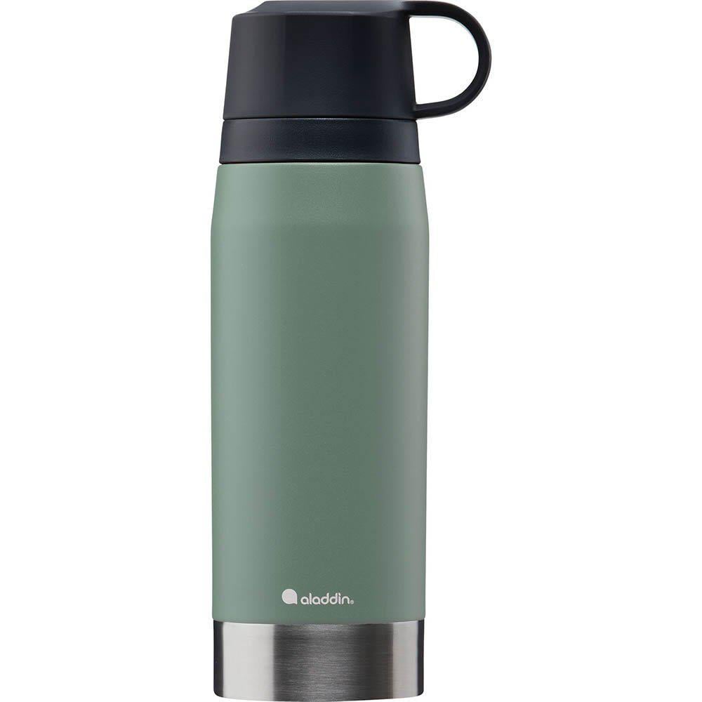 Aladdin 10-10379-005 CityPark Thermavac Çift Bardaklı Çelik Termos Haki 1.1 Lt 
