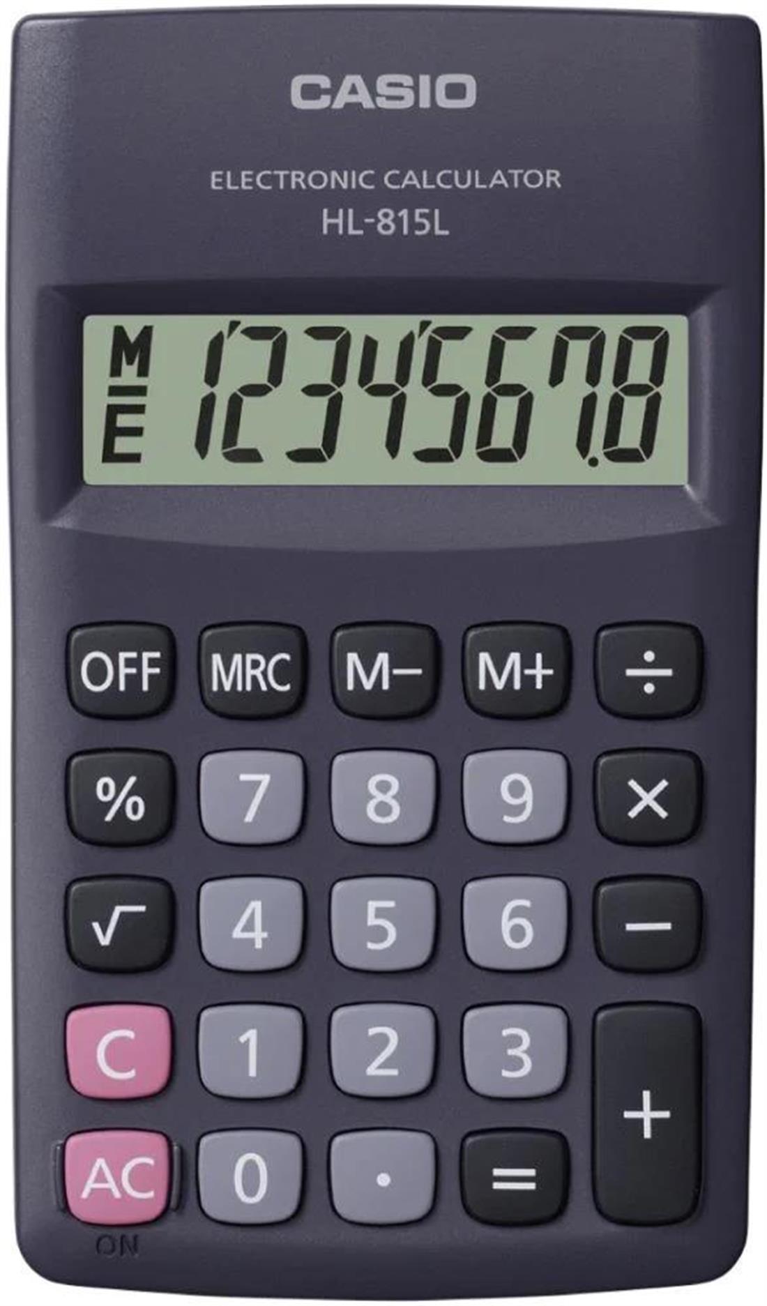 Casio HL-815L-BK-W-DP Hesap Makinesi Pocket