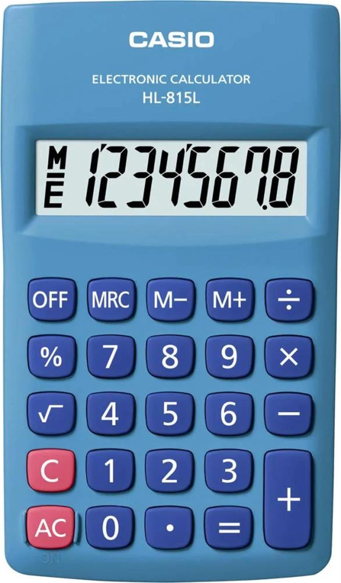 Casio HL-815L-BU-S-DP Hesap Makinesi Pocket