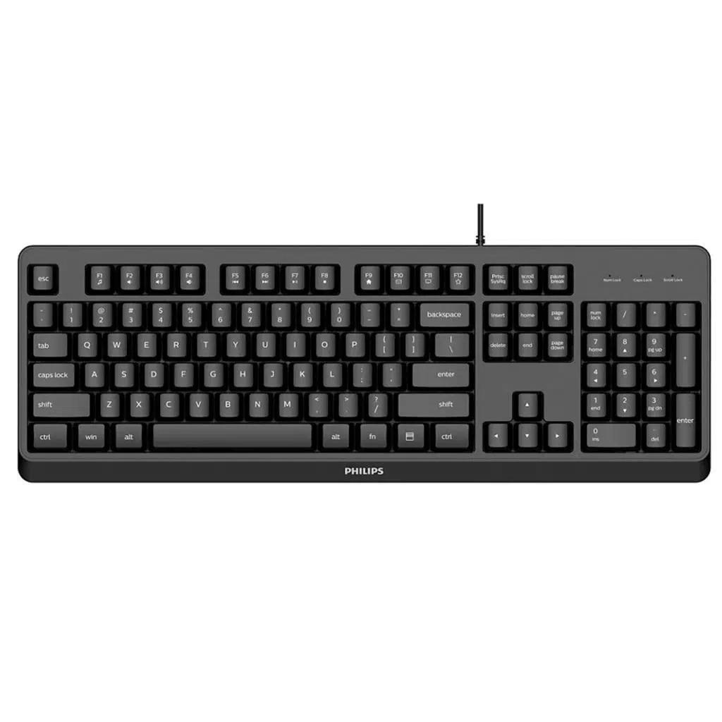 PHILIPS KABLOLU KLAVYE SPK6207BLB SİYAH