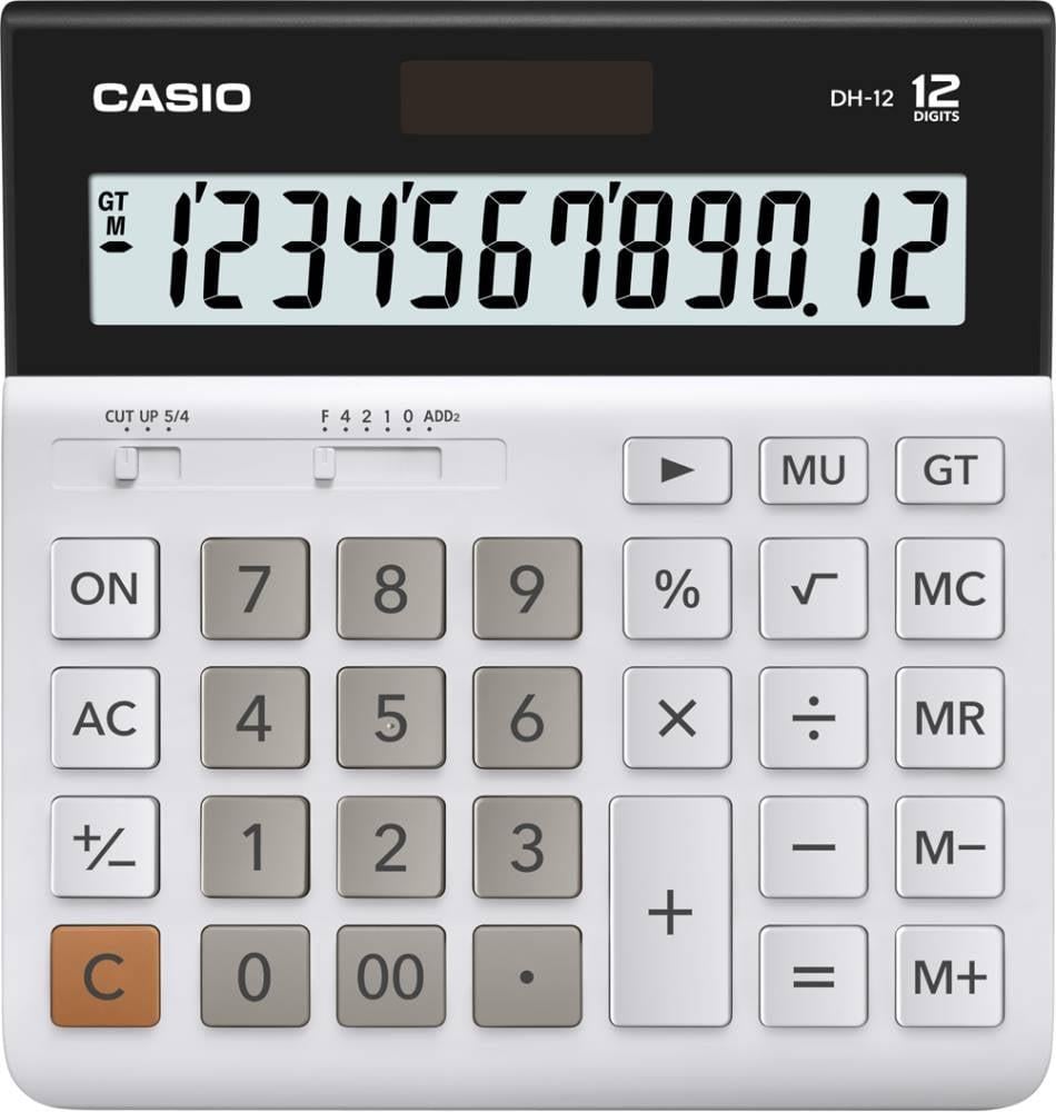 Casio DH-12-WE-W-DP Hesap Makinesi Desktop