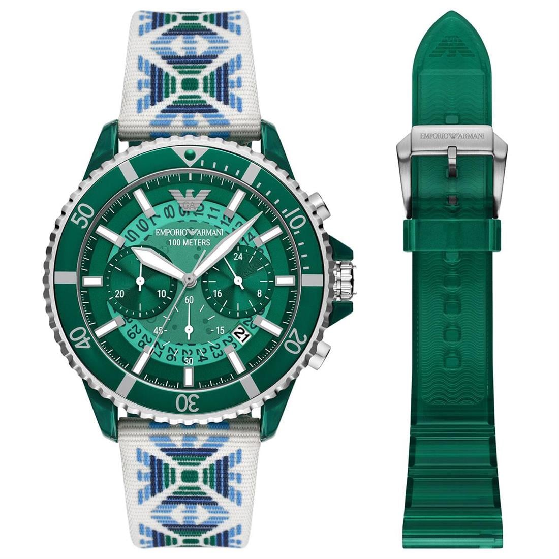 Emporio Armani AR80066SET Erkek Kol Saati ve Yedek Kordon