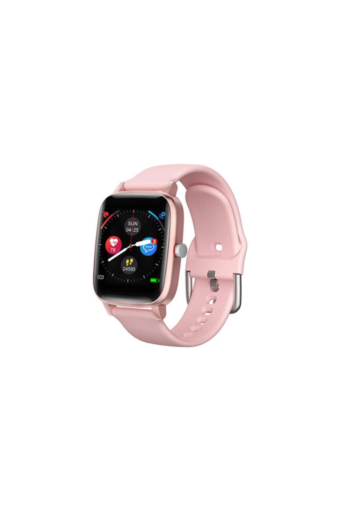 EVEREST EVER WATCH EW-511 ANDROİD/IOS SMART (vücut ısı göstegeli) PEMBE AKILLI SAAT