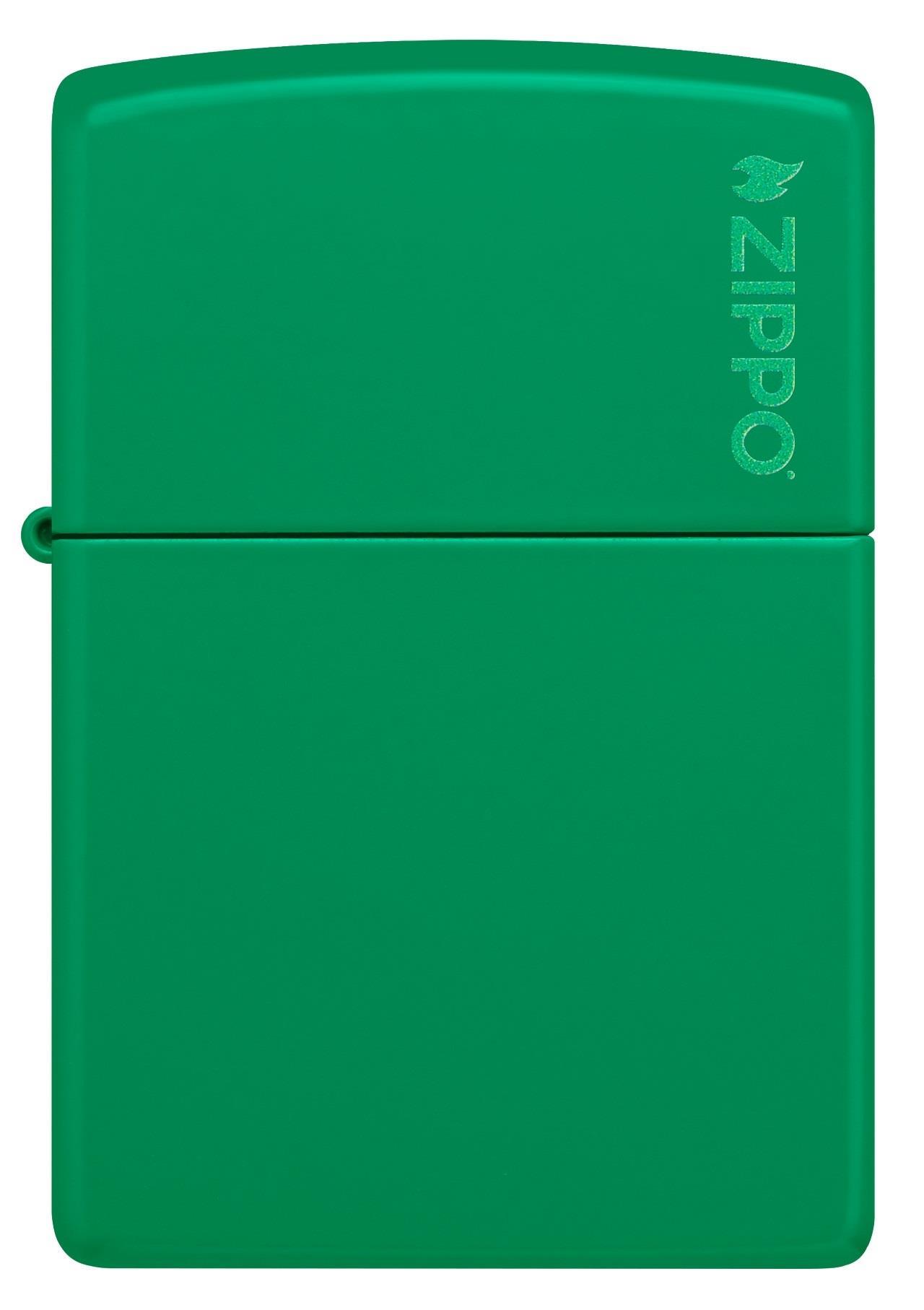 Zippo 48629 Grass Green Logo ÇAKMAK 48629ZL-103376 (5-1)
