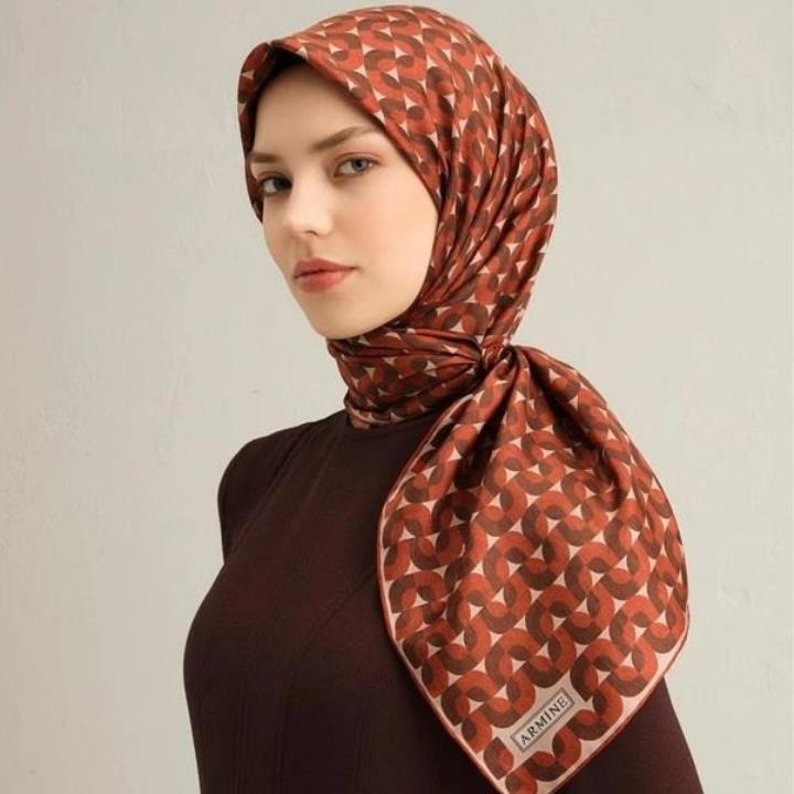 Armine E25YA9321D0284 Dj Saf İpek Eşarp 9321D (T)