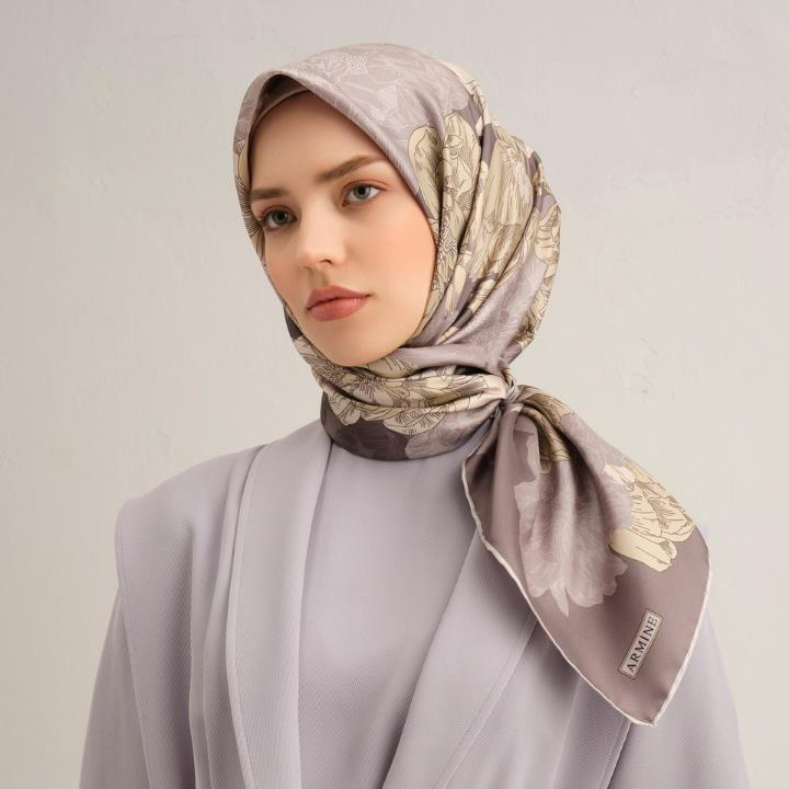 Armine E25YA9330D01 06 Dj Saf İpek Eşarp 9330D (T)