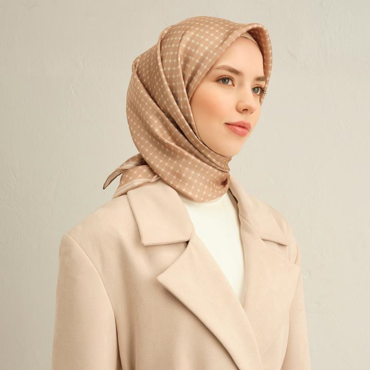 Armine E25YA9345D02 13 Dj Saf İpek Eşarp 9345D (T)