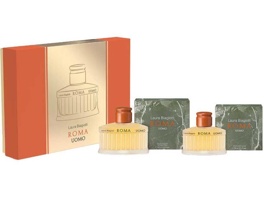 Laura P!041 Bıagıottı Roma Uomo 125ML EDT Erkek Parfüm Set 8058045437772