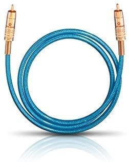 Oehlbach NF113 Digital Ses KablosuRCA 1,5m mavi 